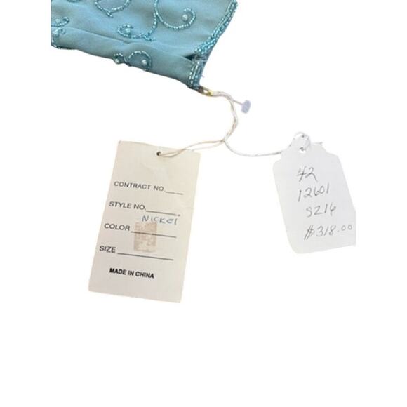 NWT! "CAMERON BLAKE" Deadstock VTG Maxi Dress W/ Blazer SZ 16 Beaded Momcore - Picture 12 of 16